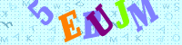 Blue Captcha Image