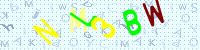 Blue Captcha Image