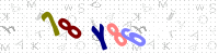Blue Captcha Image