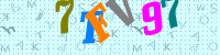 Blue Captcha Image