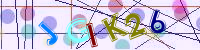 Blue Captcha Image