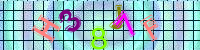 Blue Captcha Image
