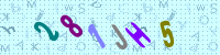 Blue Captcha Image