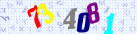Blue Captcha Image