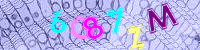 Blue Captcha Image
