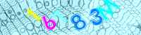 Blue Captcha Image
