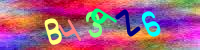 Blue Captcha Image