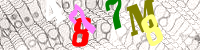 Blue Captcha Image