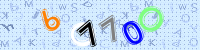 Blue Captcha Image