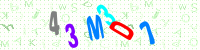Blue Captcha Image