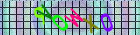 Blue Captcha Image