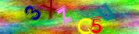 Blue Captcha Image