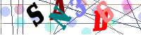Blue Captcha Image