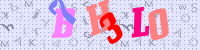 Blue Captcha Image