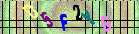 Blue Captcha Image