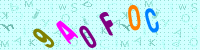 Blue Captcha Image