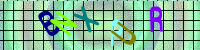 Blue Captcha Image