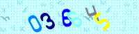 Blue Captcha Image