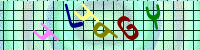 Blue Captcha Image