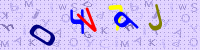 Blue Captcha Image