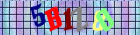 Blue Captcha Image