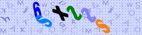 Blue Captcha Image