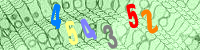 Blue Captcha Image