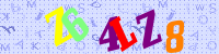 Blue Captcha Image