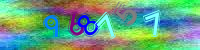Blue Captcha Image