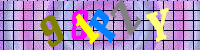 Blue Captcha Image