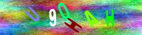 Blue Captcha Image