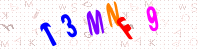 Blue Captcha Image