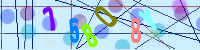 Blue Captcha Image