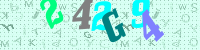 Blue Captcha Image