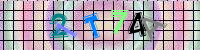 Blue Captcha Image