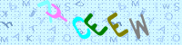 Blue Captcha Image
