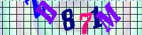 Blue Captcha Image