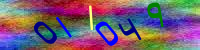 Blue Captcha Image