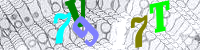 Blue Captcha Image