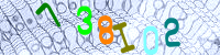 Blue Captcha Image