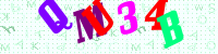 Blue Captcha Image