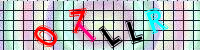 Blue Captcha Image