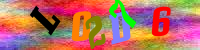 Blue Captcha Image