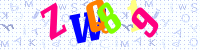 Blue Captcha Image