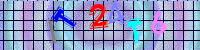 Blue Captcha Image