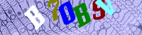 Blue Captcha Image