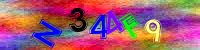 Blue Captcha Image