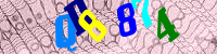 Blue Captcha Image