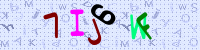 Blue Captcha Image