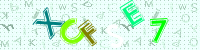 Blue Captcha Image